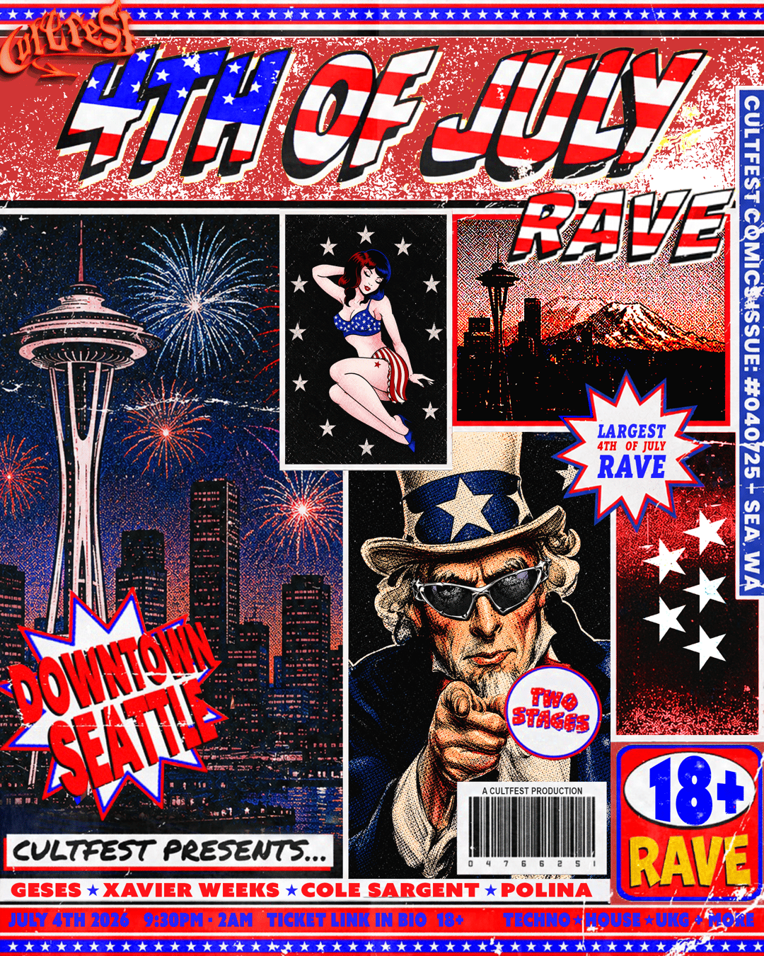 4TH OF JULY RAVE by cultfest | CultFest | Sat, Jul 4, 2026 | CultFest