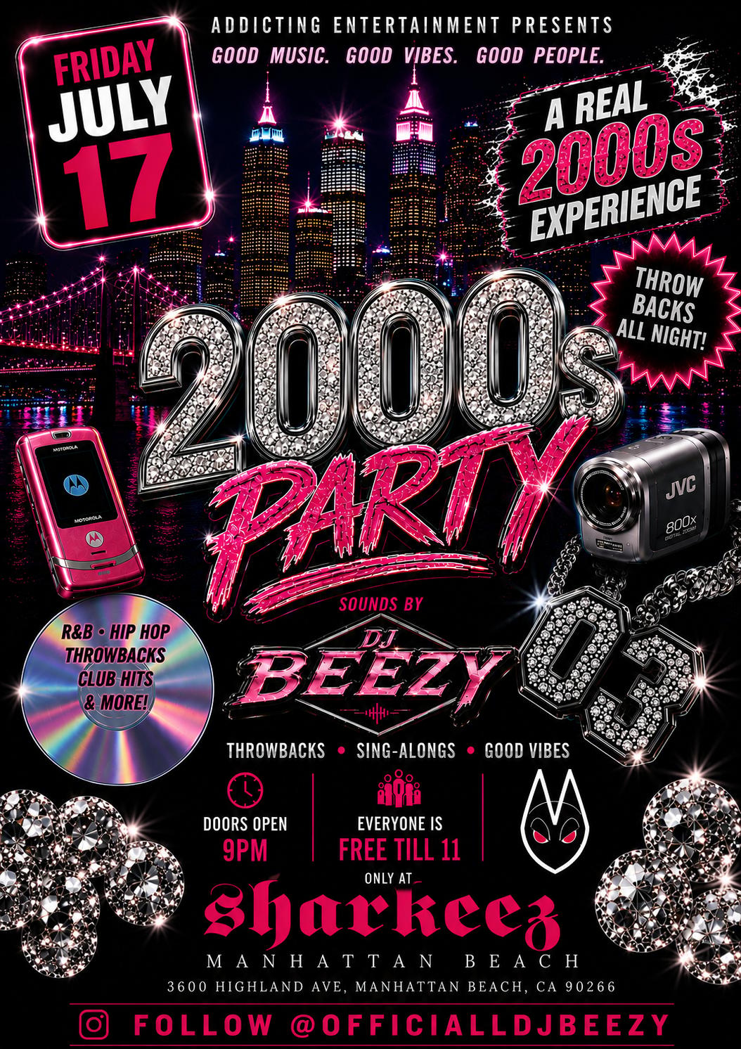 2000s NIGHT | Addictive Entertainment | Fri, Jul 17, 2026 | Baja