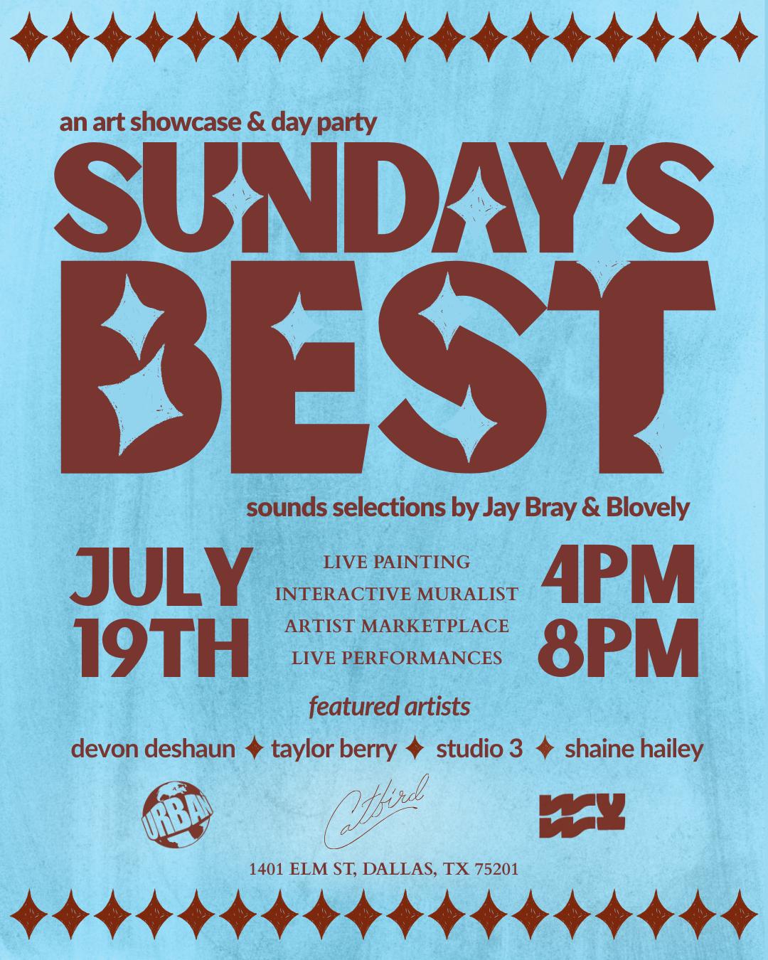 Sunday's Best: An Art Showcase & Day Party | While We're Young in