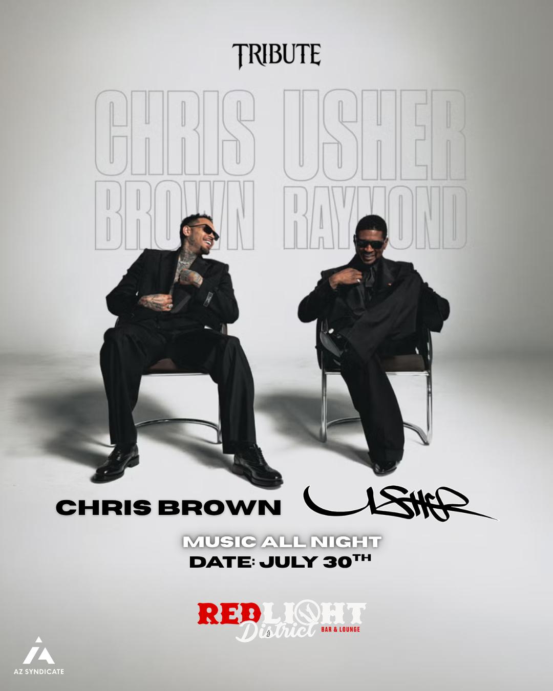 CHRIS BROWN & USHER TRIBUTE | AZ SYNDICATE | Thu, Jul 30, 2026 | Red ...