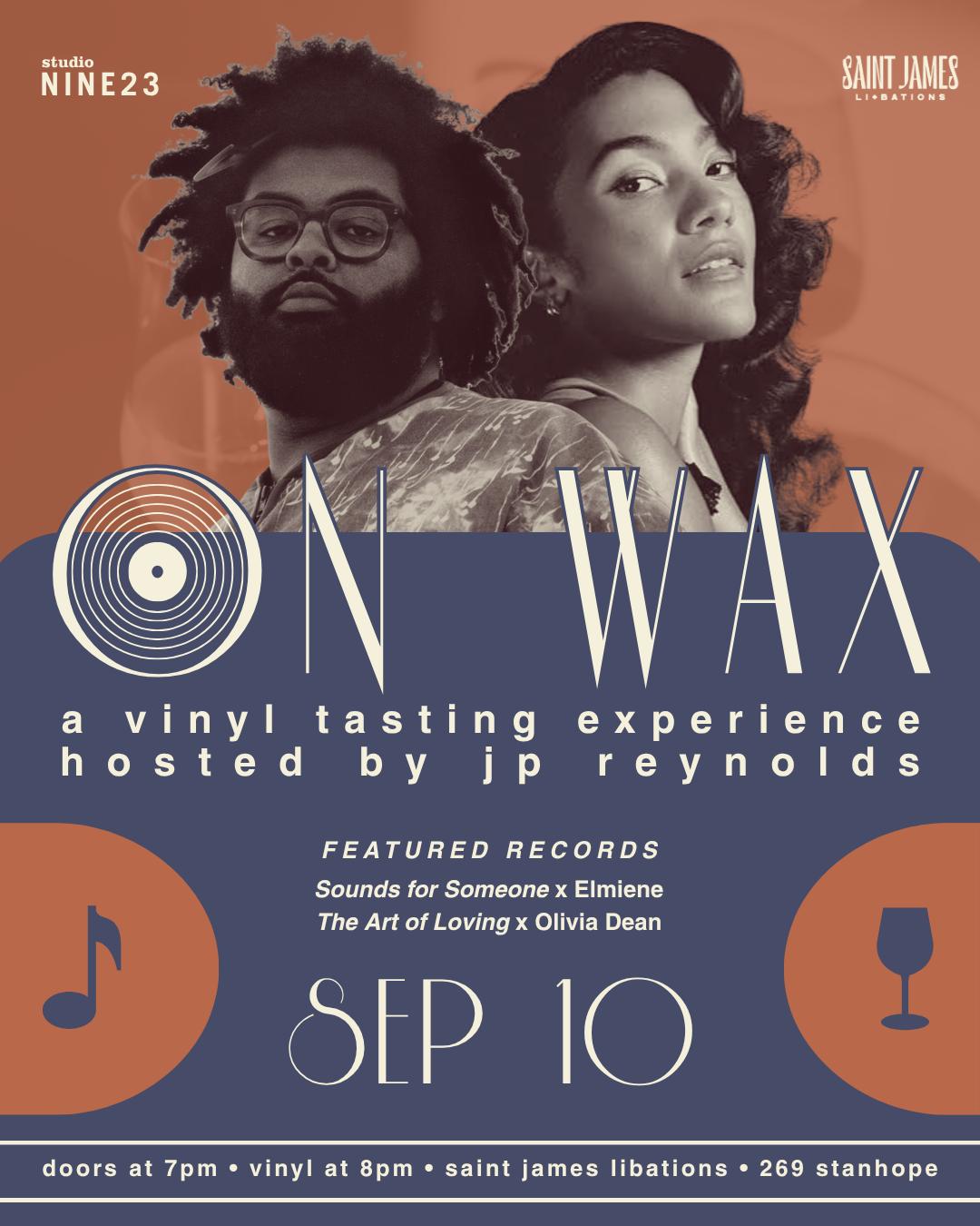 ON WAX Replay: Elmiene & Olivia Dean | Studio NINE23 | Thu, Sep 10