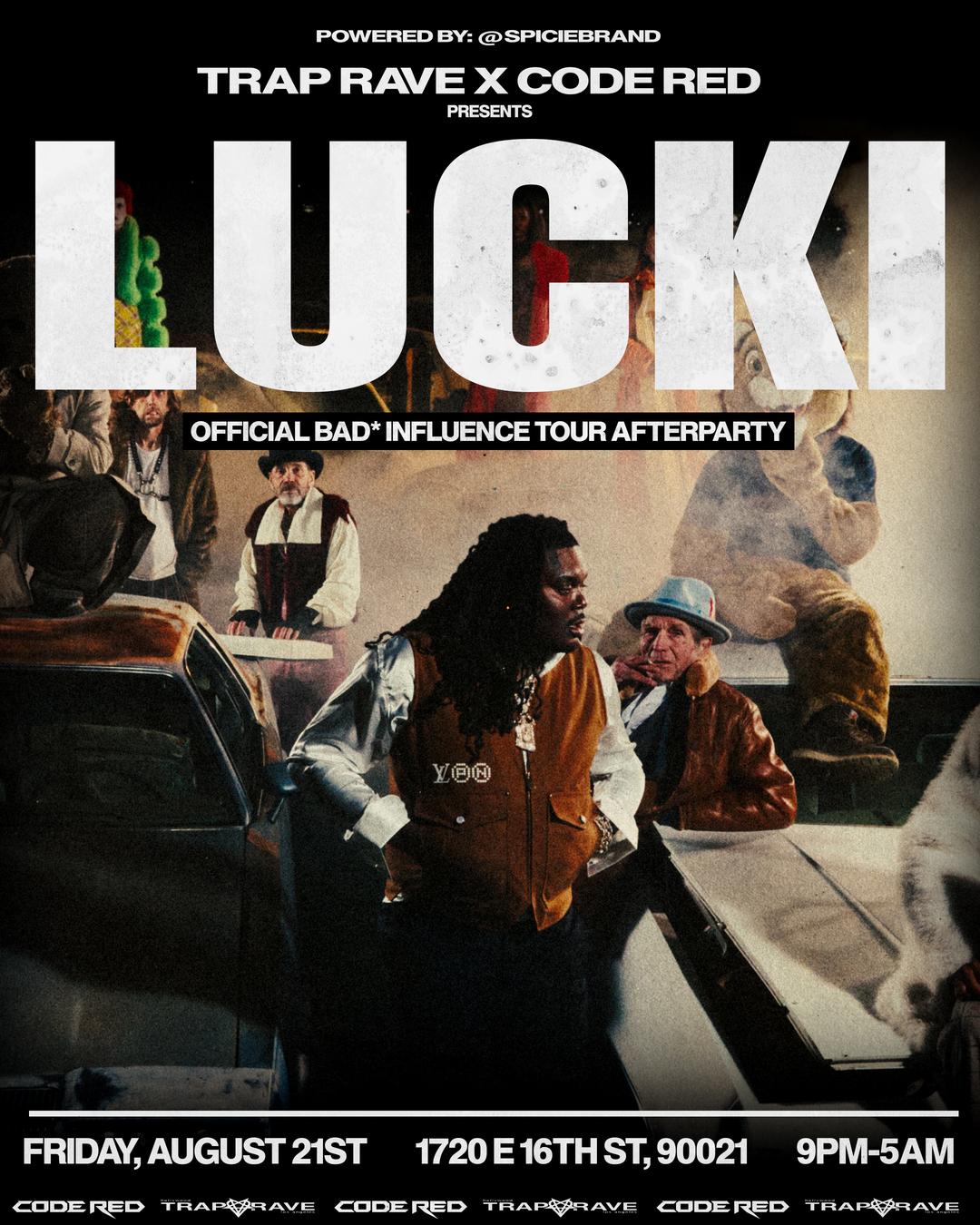 LUCKI Official Afterparty + Performance in Los Angeles | Trap Rave