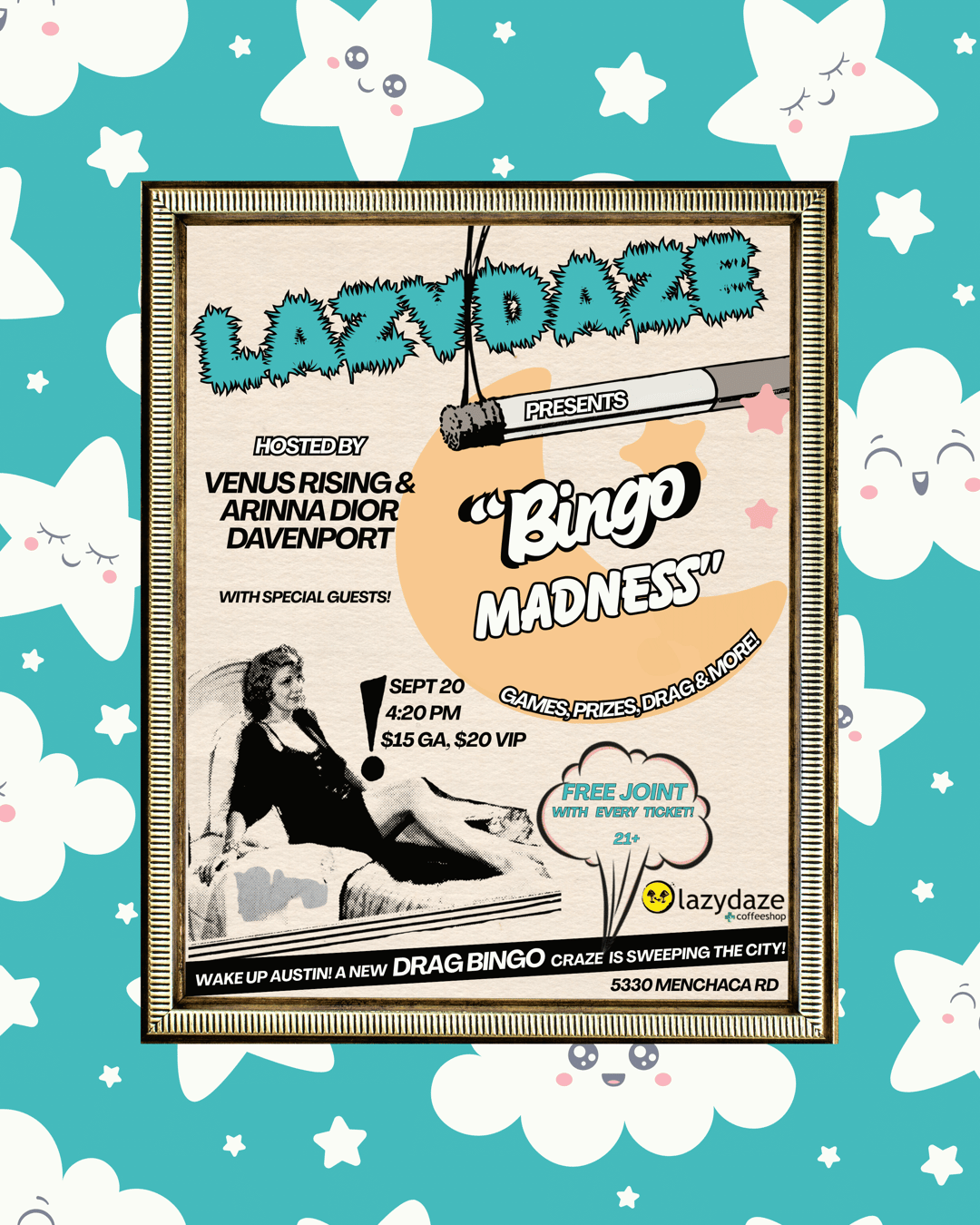 BINGO MADNESS @ LAZYDAZE! | TS PRODUCTIONS | Sun, Sep 20, 2026