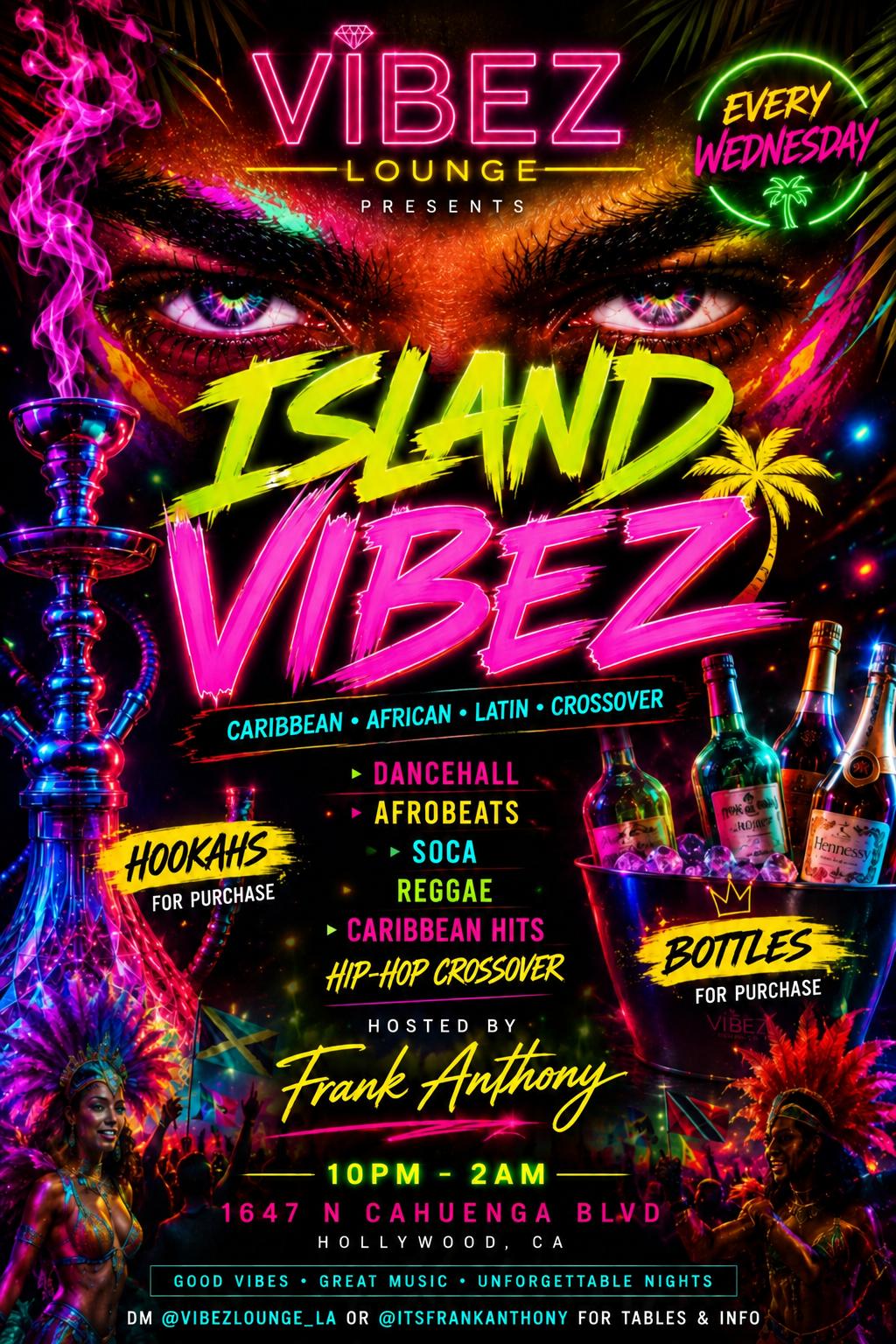 ISLAND VIBEZ WEDNESDAYS | Frank Anthony | Wed, Oct 7, 2026