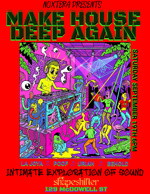 Make House Deep Again. | NoxTerra | Sat, Sep 19, 2026 | The