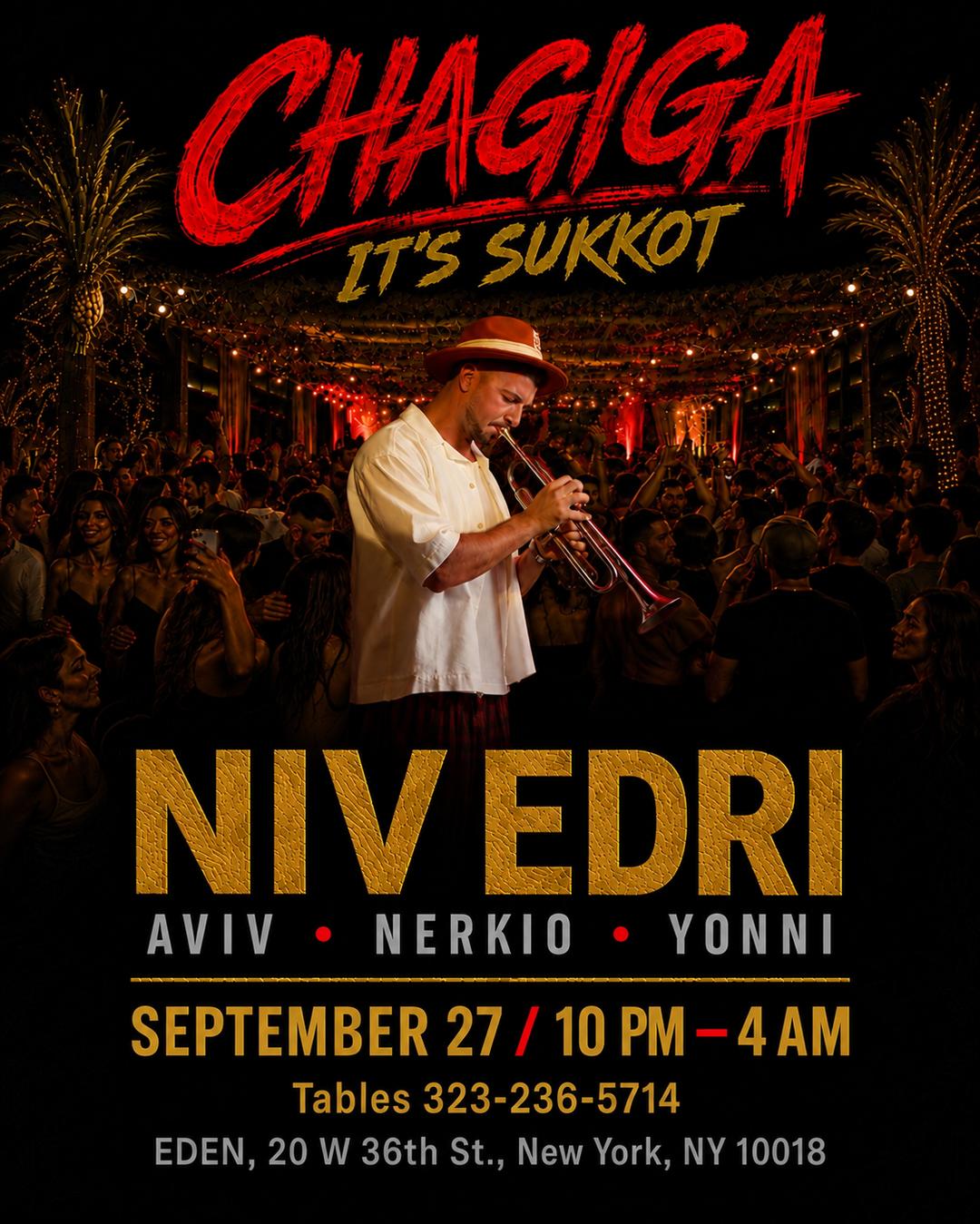 CHAGIGA at EDEN flyer