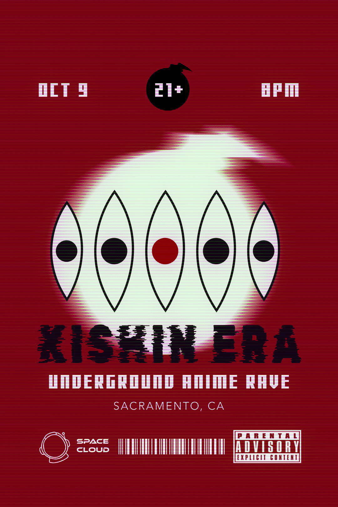 KISHIN ERA - UNDERGROUND ANIME RAVE | Space Cloud | Fri, Oct 9