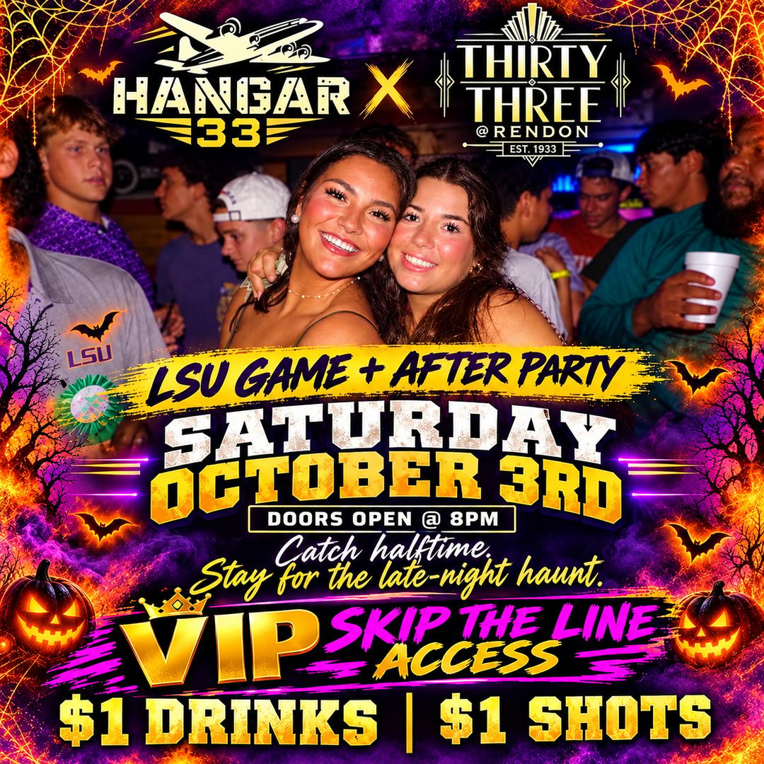 Sat 10/3 VIP Access | Hangar 33 | Sat, Oct 3, 2026 | Hangar 33