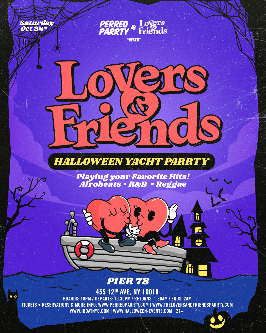 The Lovers & Friends Halloween Boat Party - R&B, Afrobeats, Reggae NYC ...