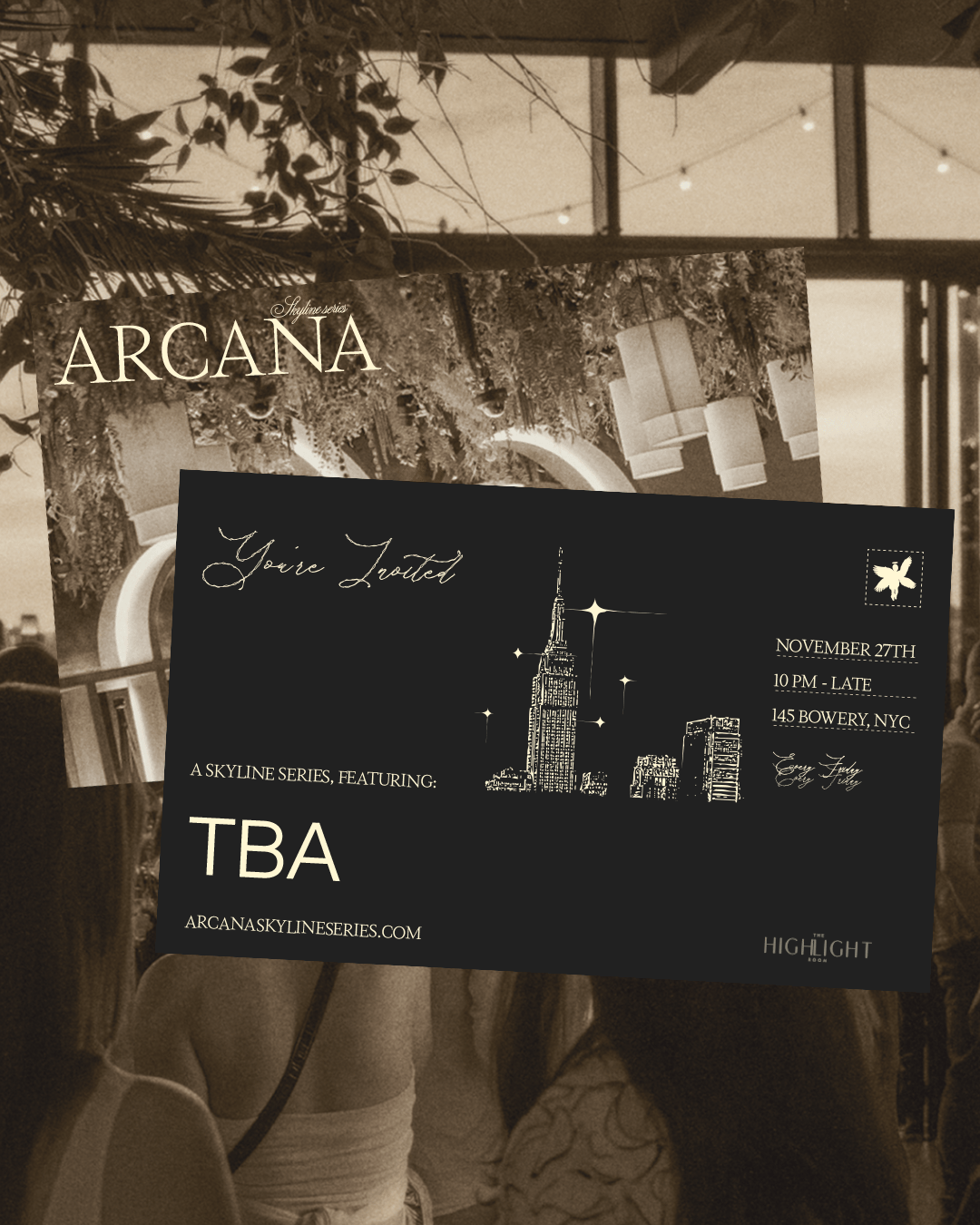 arcana skyline series // 11.27.26 | arcana skyline series | Fri, Nov 27 ...