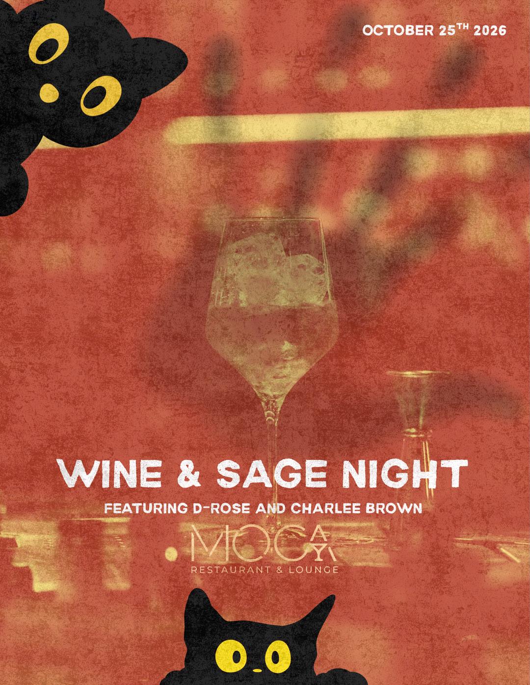 Wine & Sage Night: 005 (SPOOKY EDITION) | HERE, NOW AGENCY | Sun, Oct ...