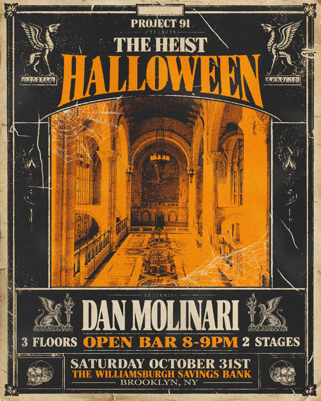 The Heist - Old Savings Bank Halloween ft. Dan Molinari | Project 91 ...