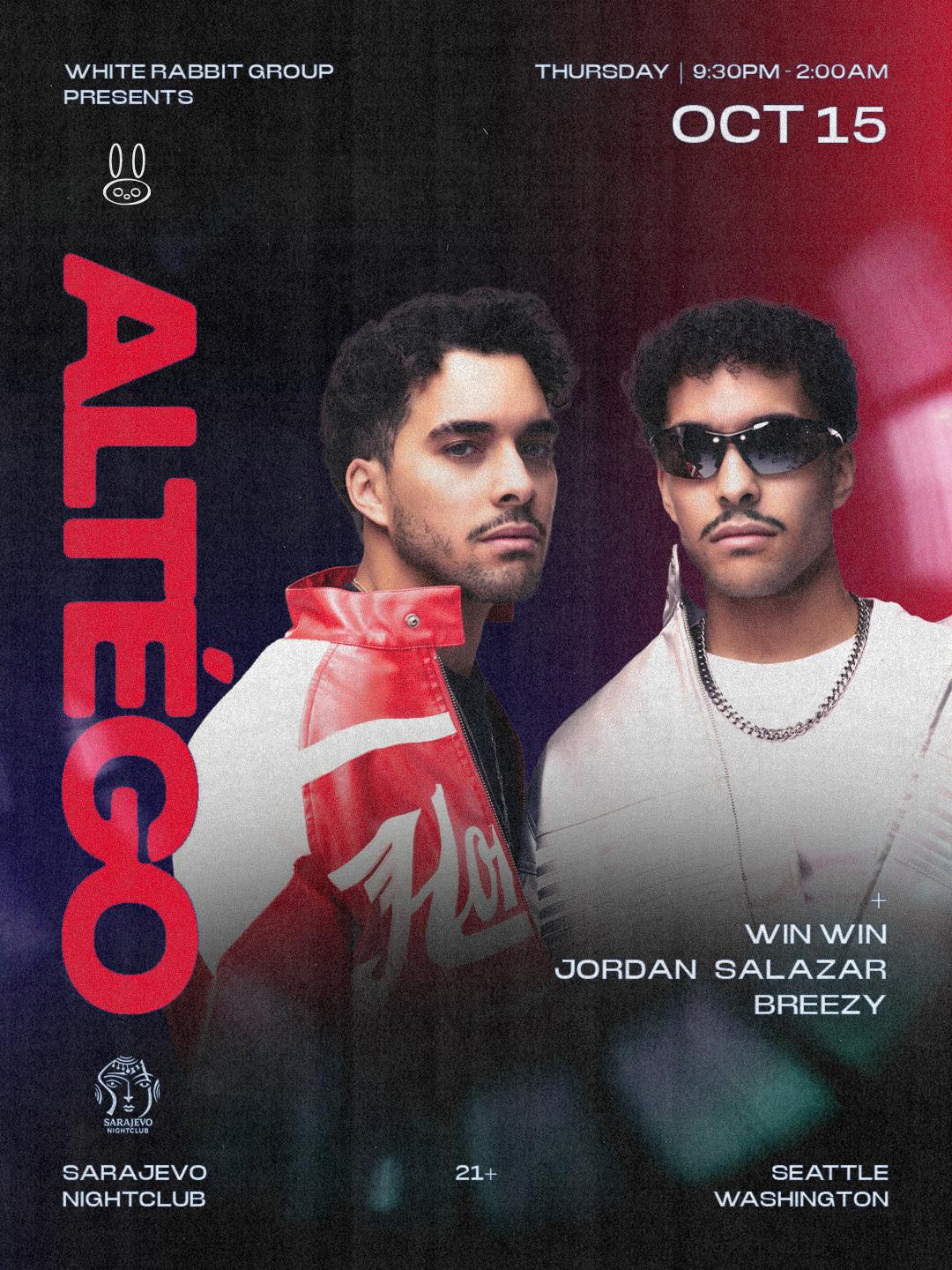 WRG Presents ALTÉGO | White Rabbit Group | Thu, Oct 15, 2026 | Sarajevo ...