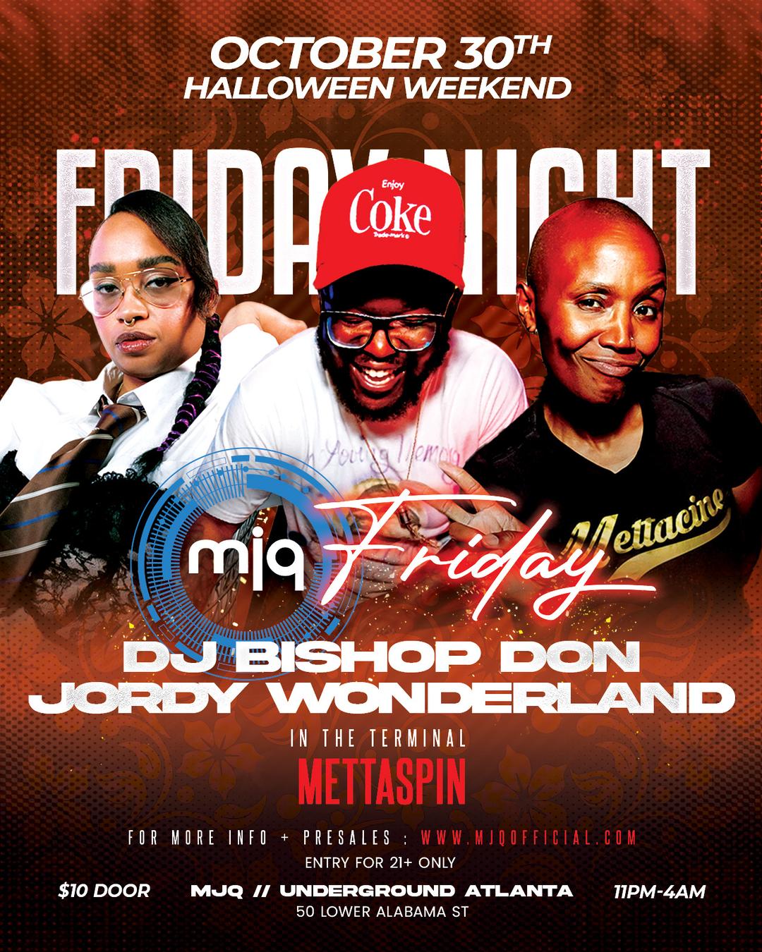 MJQ // HALLOWEEN FRIDAYS | MJQ Concourse | Fri, Oct 30, 2026 | MJQ ...