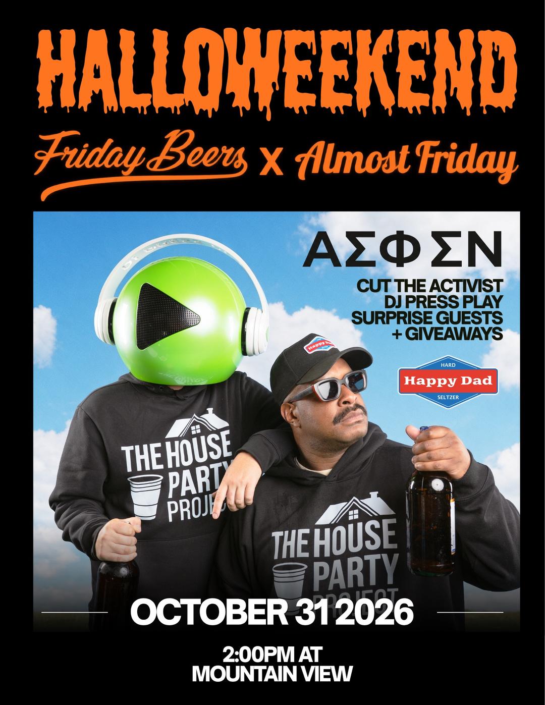 Alpha Sigma Phi Halloweekend | Alpha Sig | Thu, Oct 29, 2026 | James ...