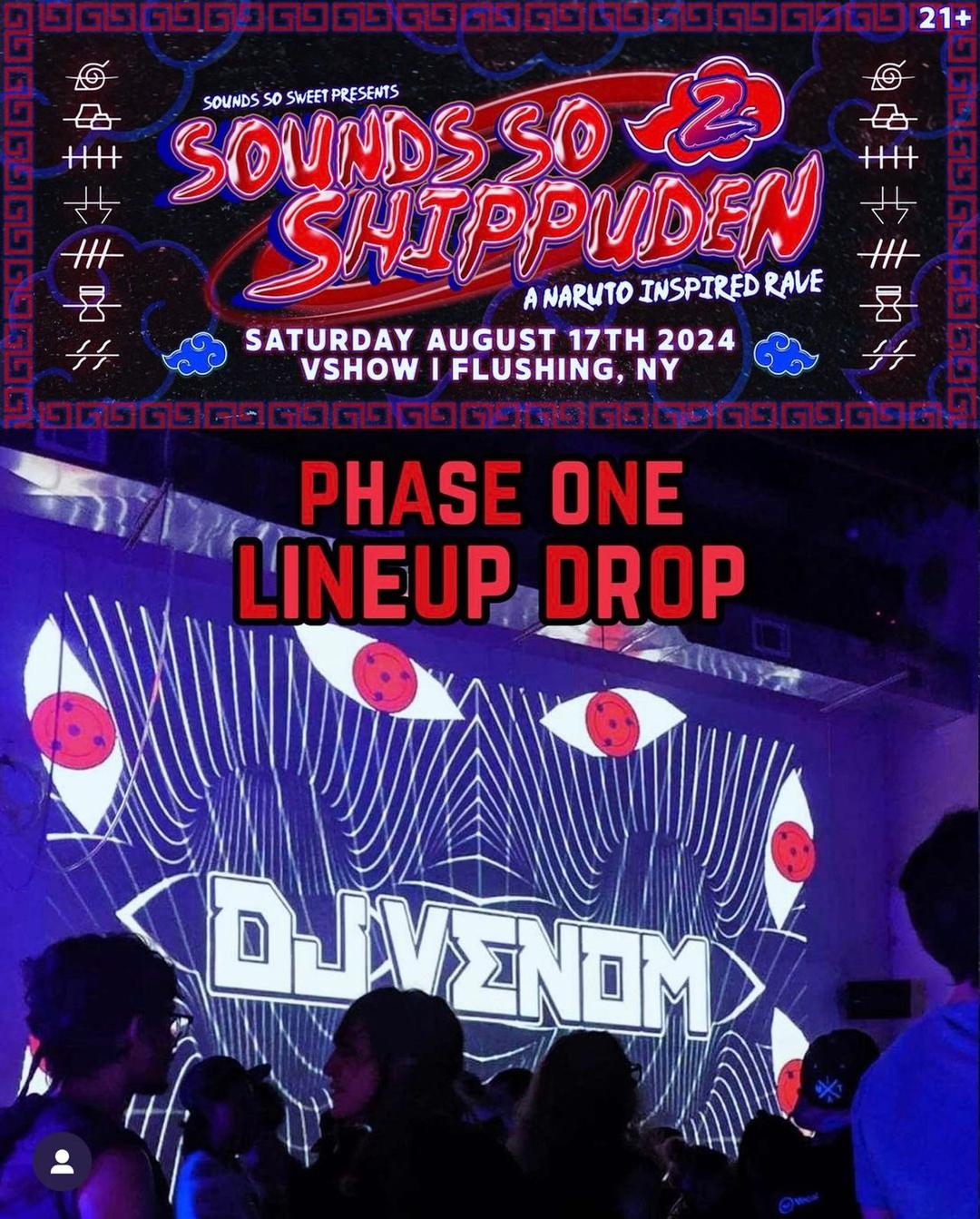 Sounds So Sweet flyer hero image hosted by Events by V Show at V show starting at 2024-08-17T22:00:00.000Z