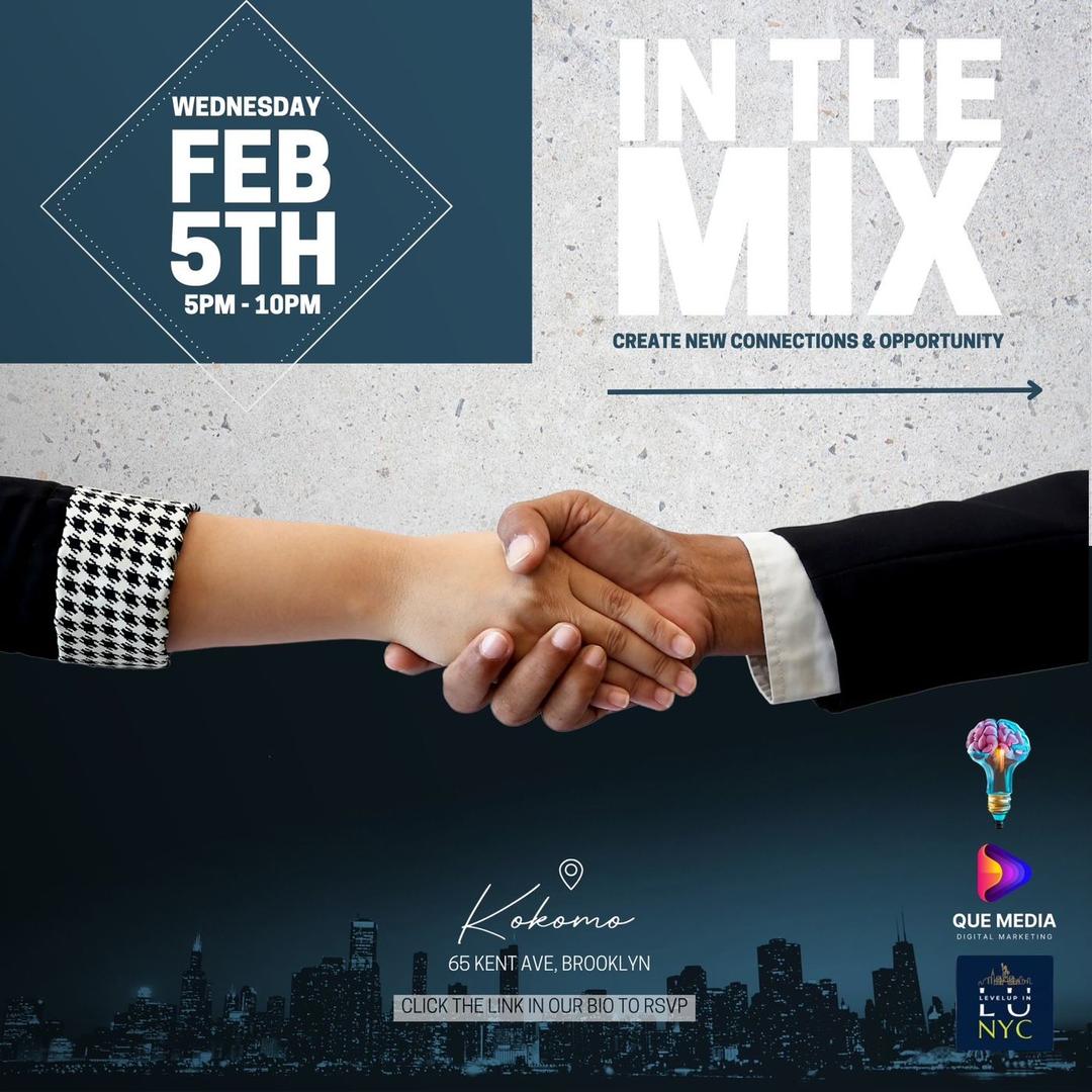 In The Mix flyer hero image hosted by Spark The Brain at Kokomo Restaurant & Lounge starting at 2025-02-05T17:00:00.000Z