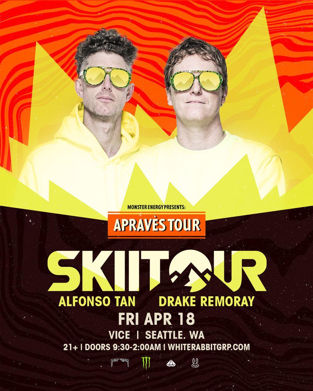 WRG Presents SkiiTour flyer hero image hosted by White Rabbit Group at VICE Seattle starting at 2025-04-18T21:30:00.000Z