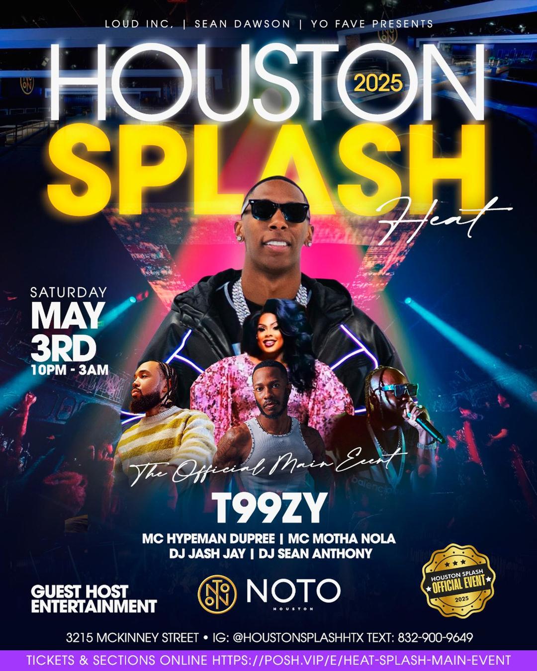 HEAT MAIN EVENT flyer hero image hosted by YO FAVE at NOTO NIGHT CLUB starting at 2025-05-03T22:00:00.000Z