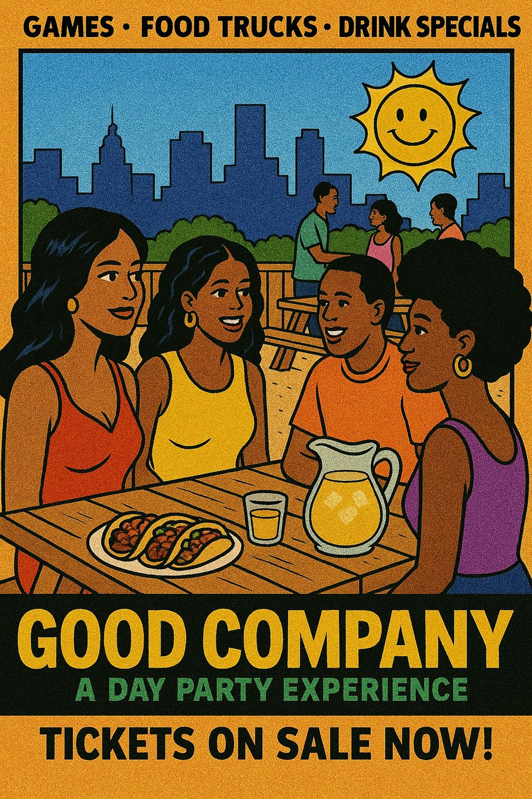 Good Company A Day Party Experience flyer hero image hosted by Good Company at ABG starting at 2025-06-28T15:00:00.000Z