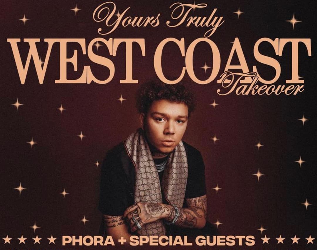 Phora Live in Victorville All Ages flyer hero image hosted by No Label Presents at Rockstars of Tomorrow starting at 2025-09-26T19:00:00.000Z