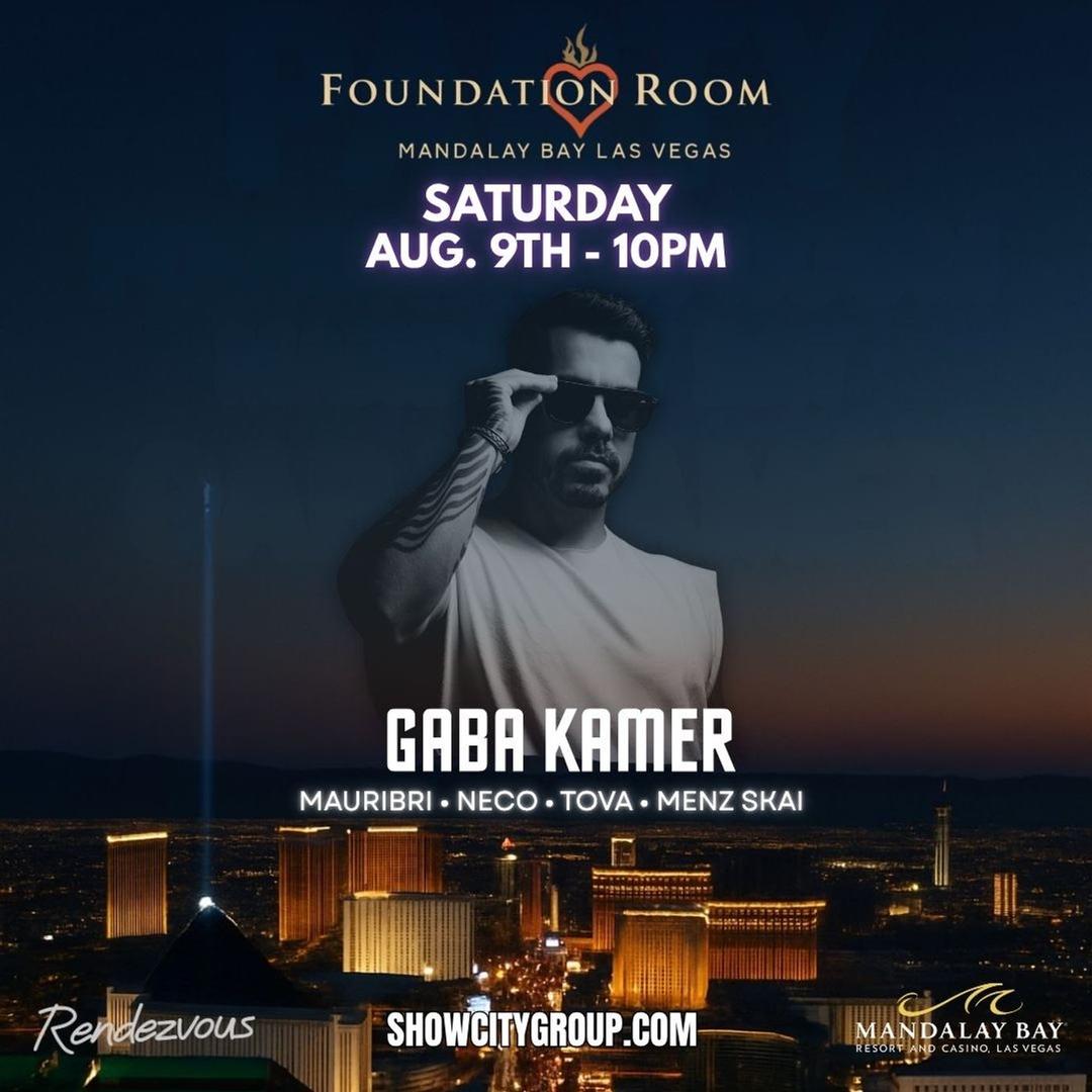 Rendezvous w/ Gaba Kamer 🎰 flyer hero image hosted by Events by Rendezvous at Foundation Room starting at 2025-08-09T22:00:00.000Z
