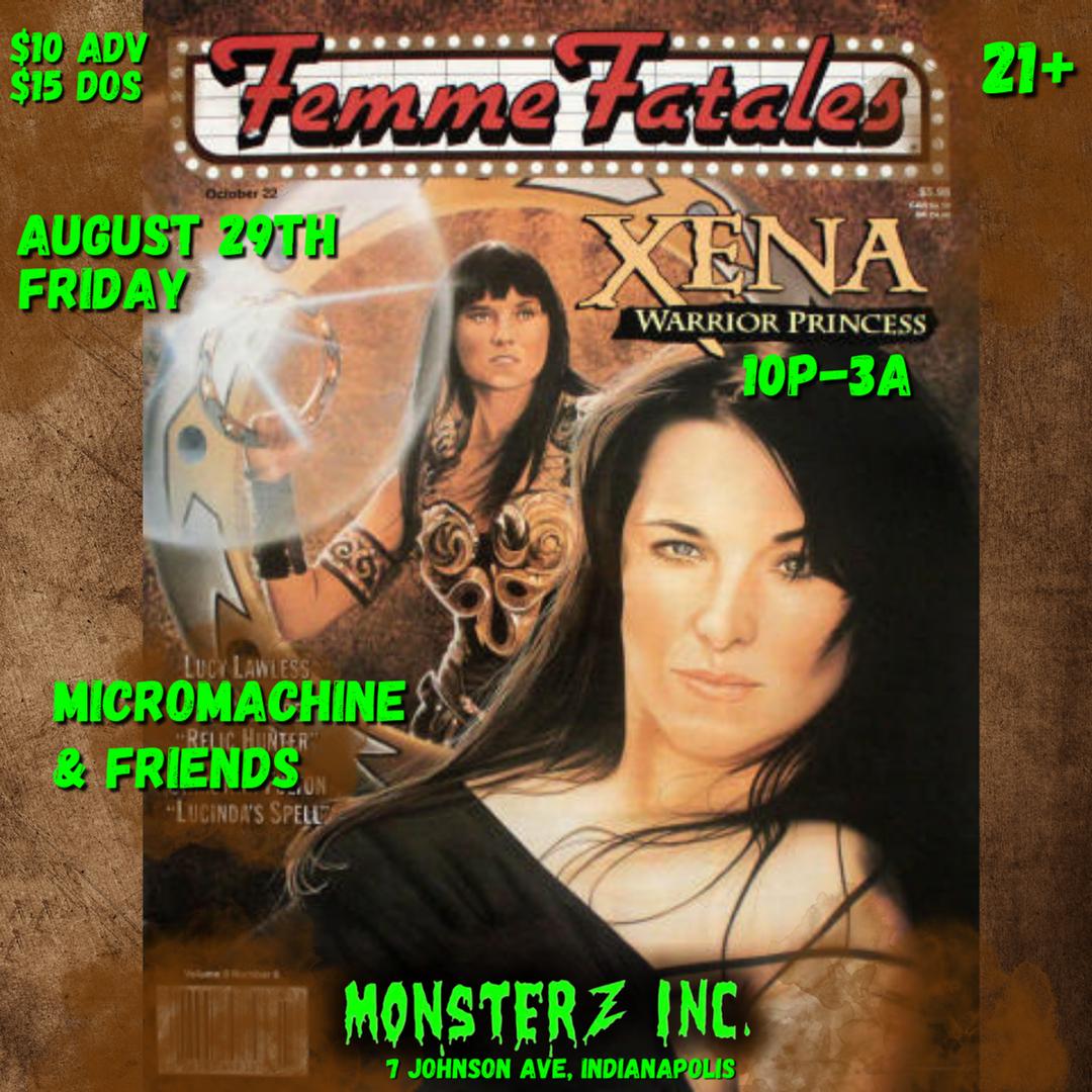 Femme Fatale Vol 8 Warriors | Monsterz Inc | Fri, Aug 29