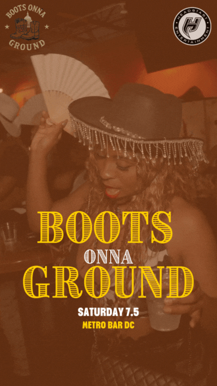 Boots Onna Ground flyer hero image hosted by Headstart Entertainment  at Metro Bar starting at 2025-07-05T18:00:00.000Z