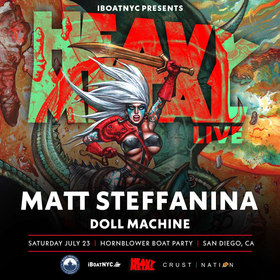 *SOLD OUT* HEAVY METAL - MATT STEFFANINA | COMIC CON San Diego Yacht After Party flyer hero image hosted by iBoatNYC at Pier 1 starting at 2022-07-23T19:00:00.000Z
