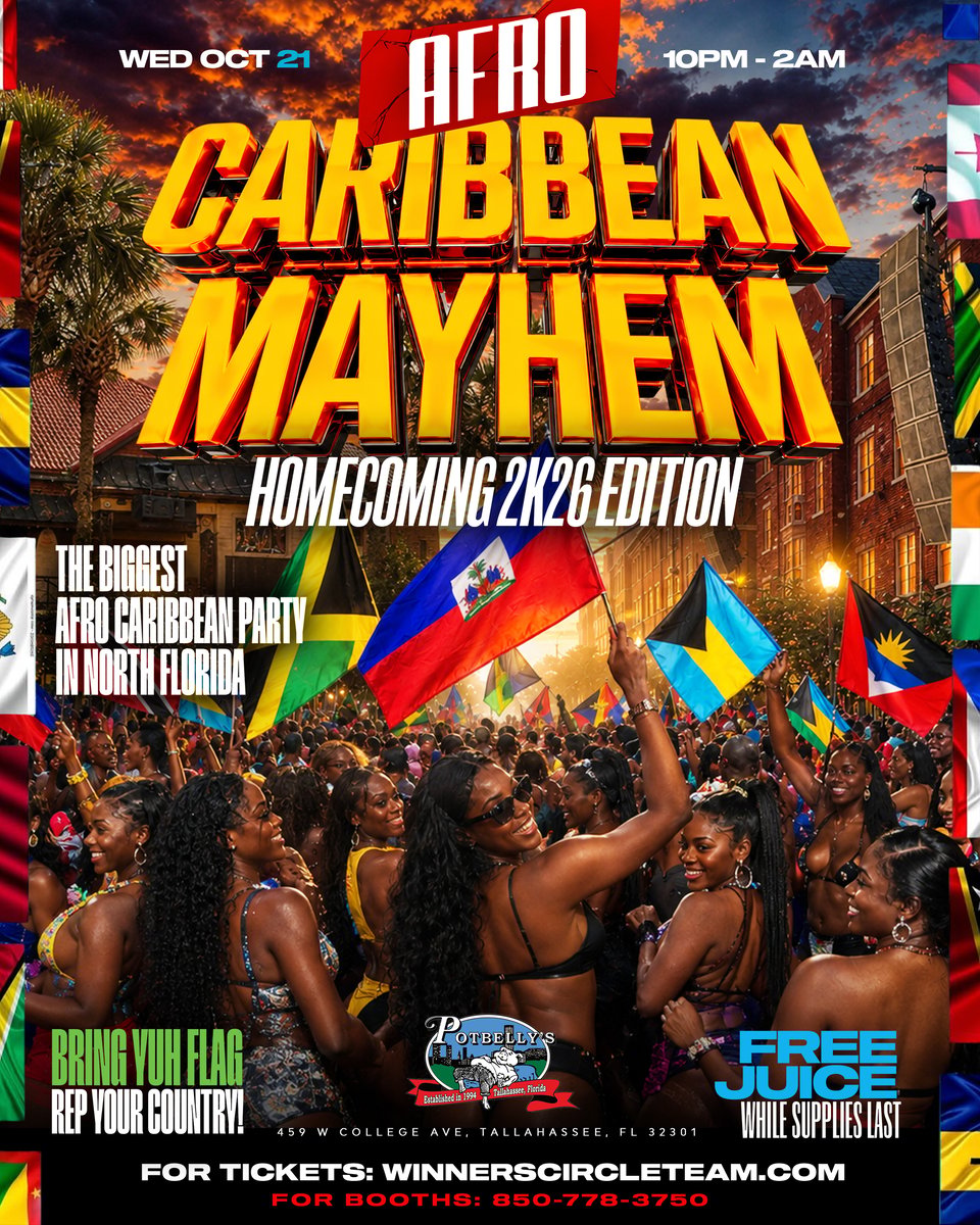 AFRO-CARRIBEAN MAYHEM | HOMECOMING EDITION