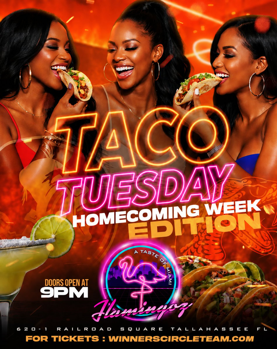 HOMECOMING TACO TUESDAY flyer