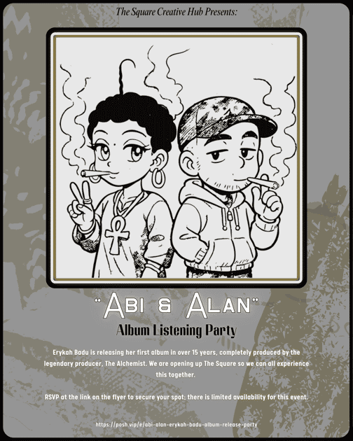 Abi & Alan - Erykah Badu Album Release Party | The Square Creative
