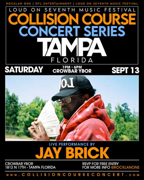 JAY BRICK Performing Live - Tampa Florida - Collision Course