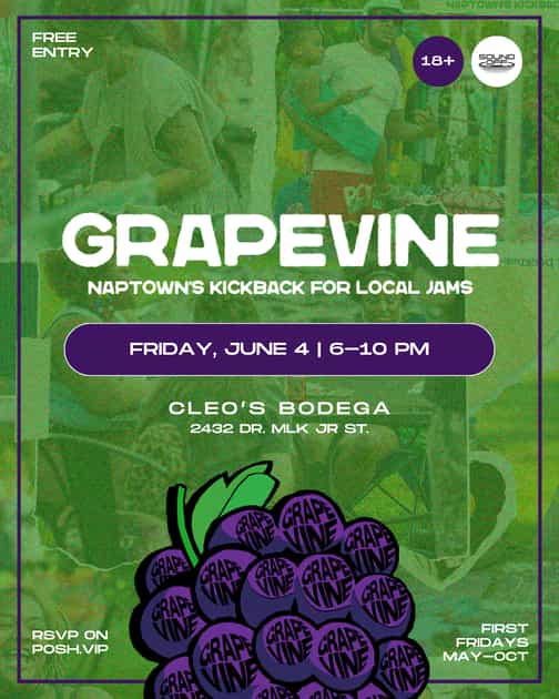 GRAPEVINE 会報　vol.32〜49 Grapevine: Naptown's Kickback for Local Jams | SoundOff | Fri, Jun