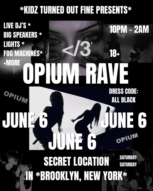 OPIUM RAVE *NEW YORK* | 2K ENTERTAINMENT | Sat, Jun 6, 2026 | Hit