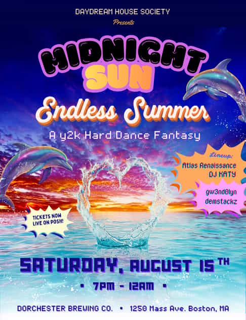 MIDNIGHT SUN \ ENDLESS SUMMER - A y2k Hard Dance Fantasy (21+)