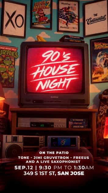 90's House Music | FREEUS PRESENTS | Sat, Sep 12, 2026