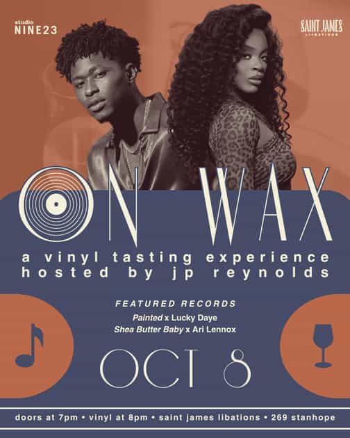 ON WAX: Lucky Daye & Ari Lennox | Studio NINE23 | Thu, Oct 8, 2026