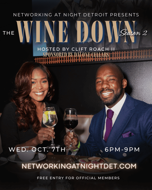 Artwork published for The Wine Down - Networking At Night Detroit