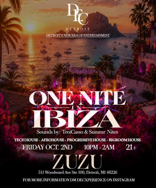 Artwork published for One Nite in Ibiza