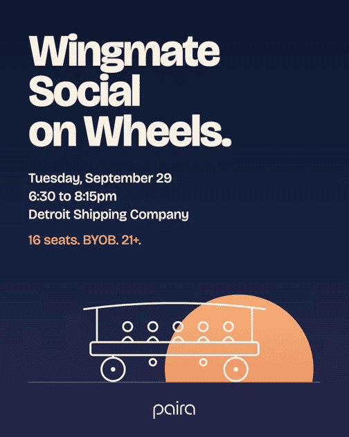 Artwork published for Wingmate Social on Wheels