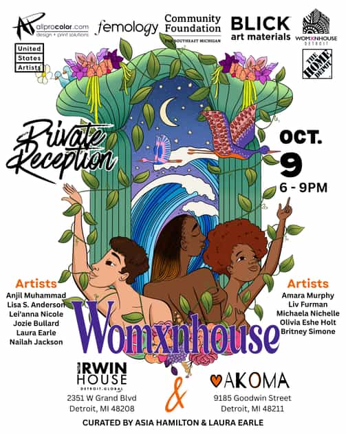 Artwork published for WOMXNHOUSE DETROIT 2026 PRIVATE RECEPTION