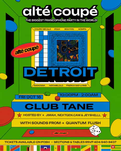Artwork published for ALTÉ COUPÉ TOUR - DETROIT