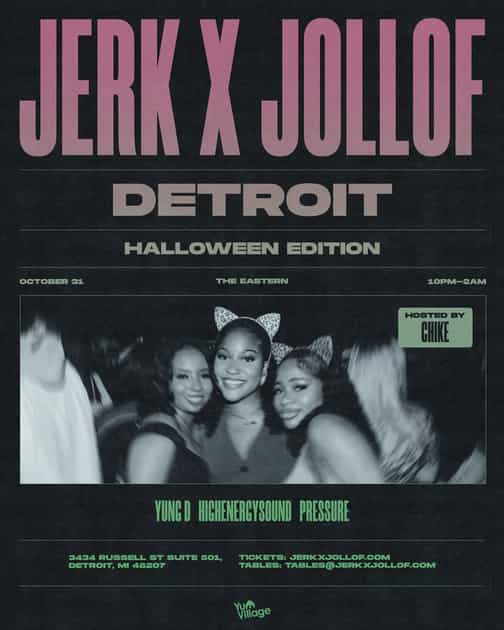Artwork published for Jerk X Jollof: Detroit (Halloween Edition)