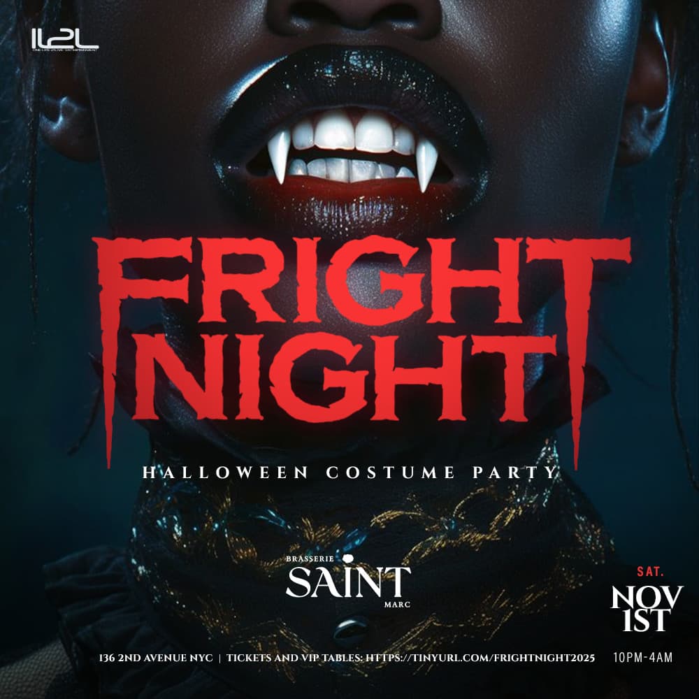 Fright Night - Halloween Costume Party | 1 Life 2 Live Entertainment ...