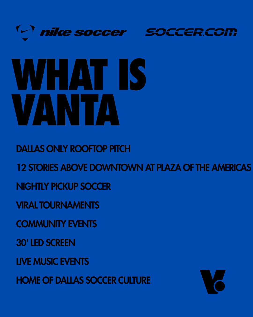THE ROOF AT VANTA by NIKE & SOCCER.COM | The Ultimate 6 Week Soccer ...