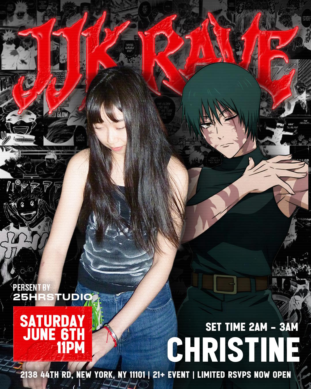 00 x 25hr Studio: JJK RAVE | 00:00 | Sat, Jun 6, 2026 | 00:00