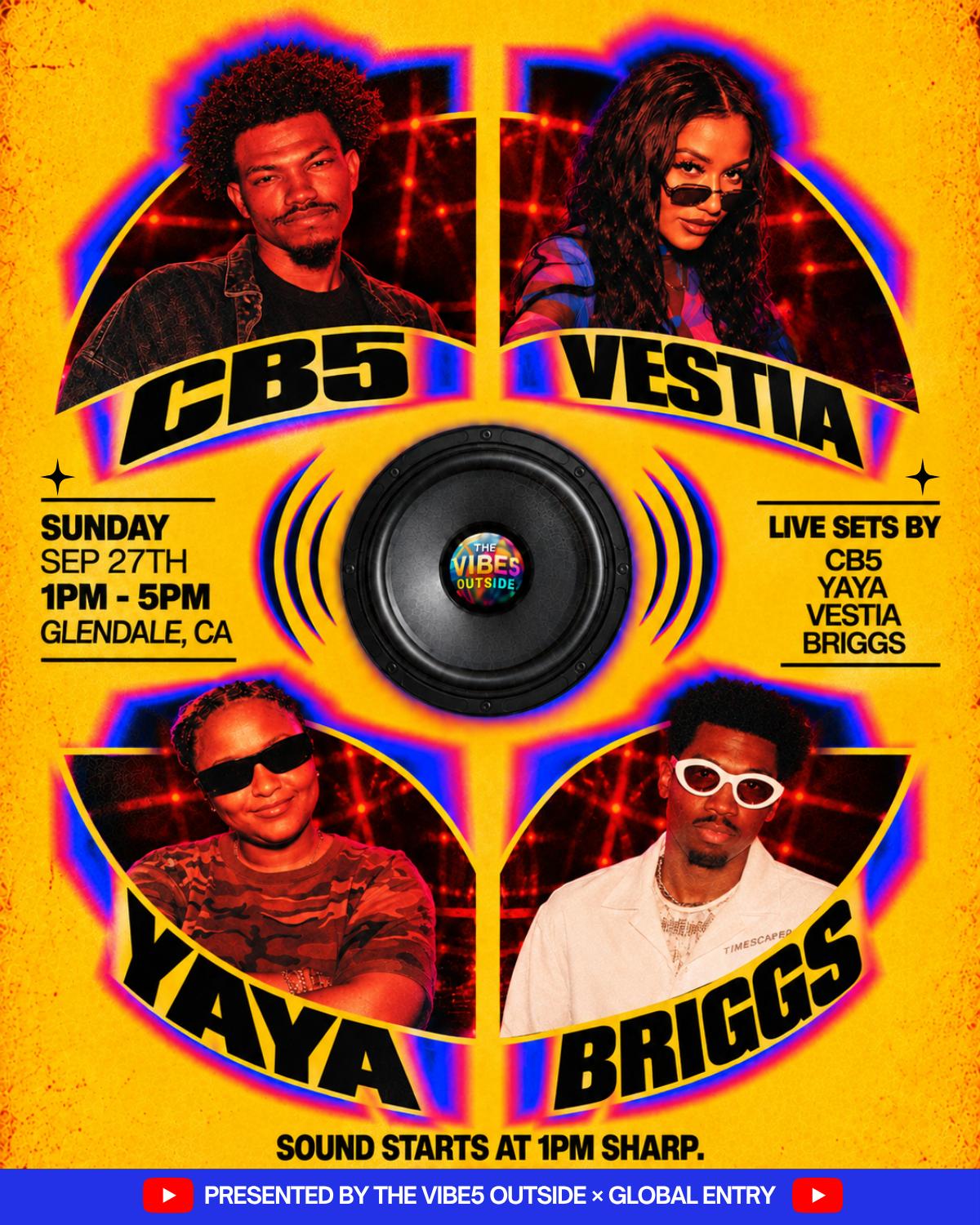 The Vibes Outside Session IV | Global Entry Group | Sun, Sep 27