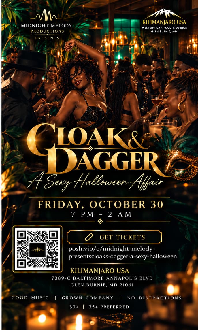 Midnight Melody Presents: Cloak & Dagger. A Sexy Halloween Affair