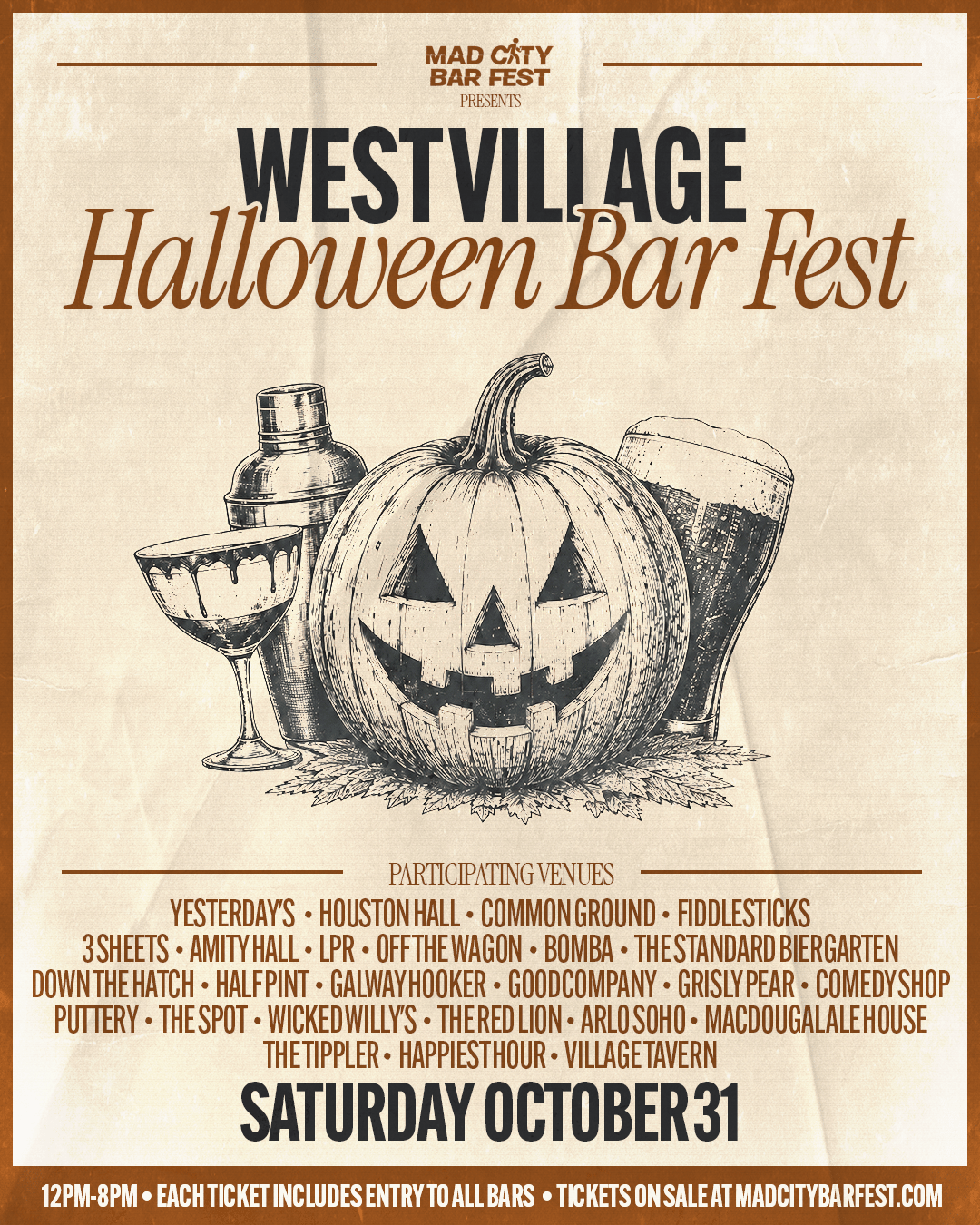 West Village Halloween Bar Fest